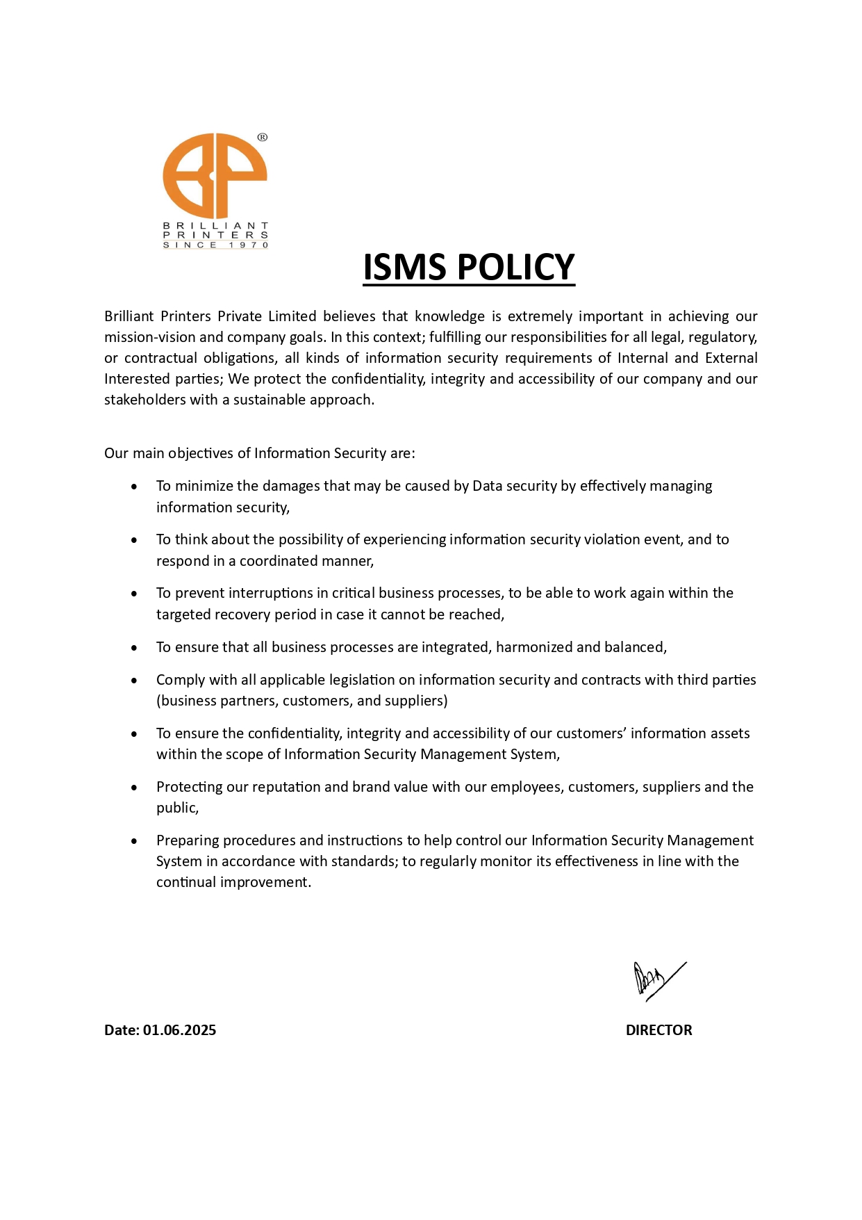 ISMS Policy